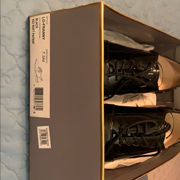 Louise Et Cie 7.5 Lo-Franny Black Kid Soft Patent - Picture 4 of 5